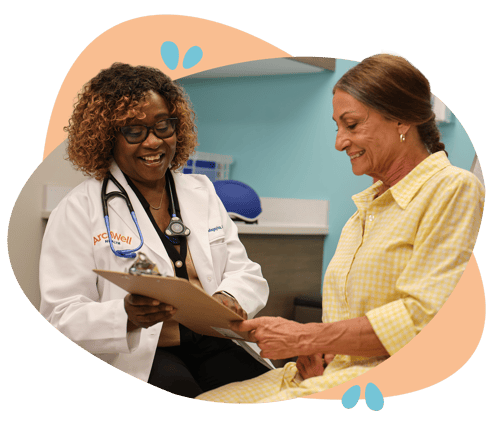 Patient and provider speaking. Patient and provider speaking.